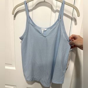 Athleta NWT baby blue waffle print pajamas set